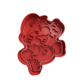 Mario Bros Paper Cortador de Galletas