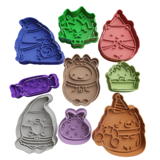 Set Sumikko Gurashi Navidad Cortador de Galletas