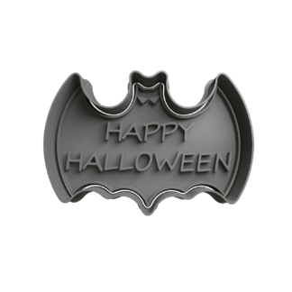 Murciélago Happy Halloween Cortador de Galletas