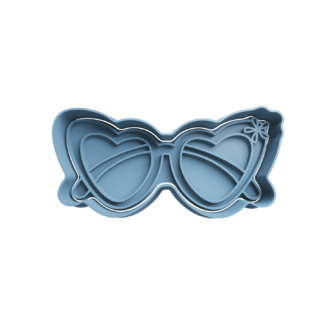 Lente Corazon Barbie Cortador de Galletas