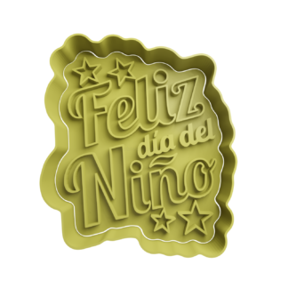 Feliz dia del niño Cortador de Galletas