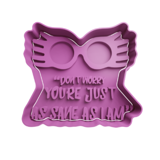 Espectrogafas Luna Lovegood -Don’t worry you’re just as same as I am Cortador de Galletas
