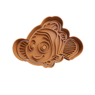 Pez Payaso Nemo Cortador de Galletas STL 2 (Cortante STL Gratis)