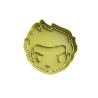 Capitana Marvel Cabeza Cortador de Galletas