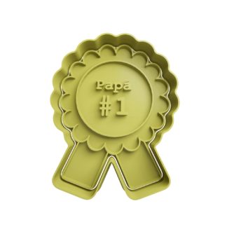 Medalla Papa #1 Cortador de Galletas