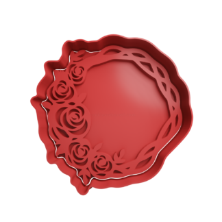 Circulo con Flores Cortador de Galletas