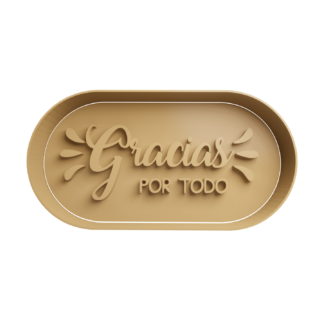 Gracias por Todo Cortador de Galletas
