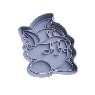 Kirby con Casco Cortador de Galletas