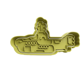 Submarino Amarillo Cortador de Galletas