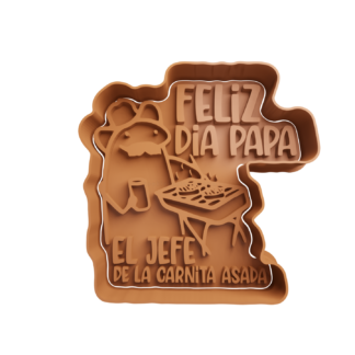 Deformito -El jefe de la carnita asada Cortador de Galletas