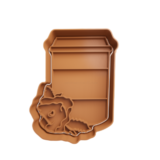 Vaso de Café para Llevar Cute Cortador de Galletas