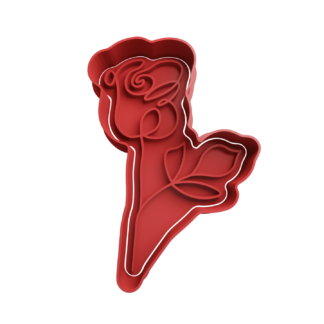 Rosa Cortador de Galletas