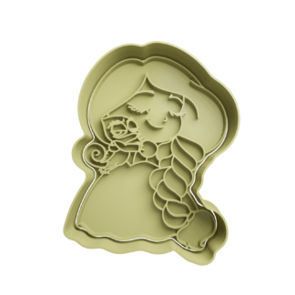 Rapunzel Cute Cortador de Galletas