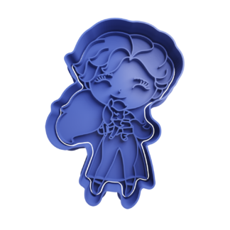 Elsa Cute Cortador de Galletas
