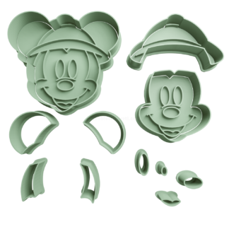 Mickey Safari Cortador de Galletas
