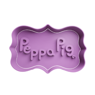 Peppa Pig Logo Cortador de Galletas