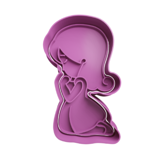 Niña Rezando Cortador de Galletas