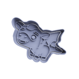 Burro Dragon Bebe Cortador de Galletas