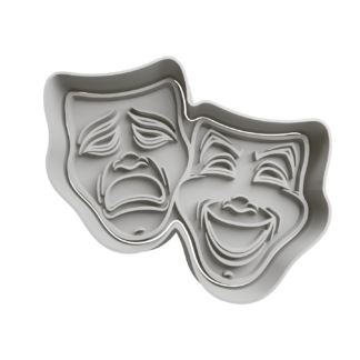 Mascaras de Teatro Cortador de Galletas