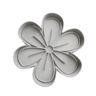 Flor de 6 petalos Cortador de Galletas