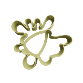 Mancha de Pintura Cortador de Galletas