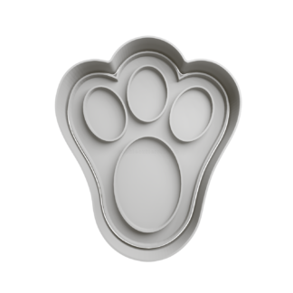 Conejo huella Cortador de Galletas