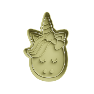 Unicornio Cute Cortador de Galletas