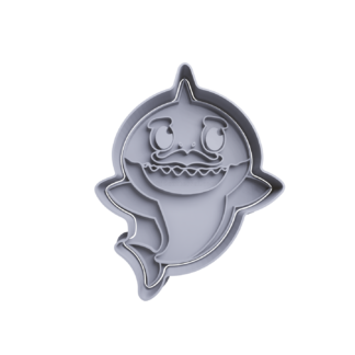 Grandpa Shark Cortador de Galletas