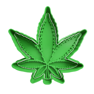 Hoja de Cannabis Cortador de Galletas