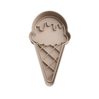 Helado de 1 Bochas Cortador de Galletas