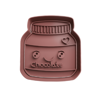 Pote de Chocolate Cortador de Galletas