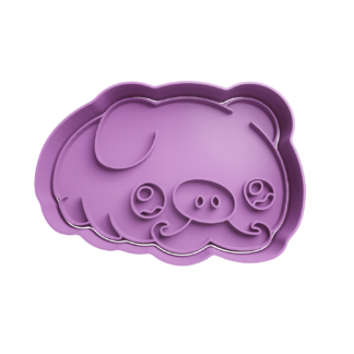 Cerdito Kawaii Cortador de Galletas