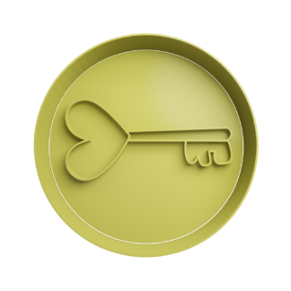 Llave Corazon Cortador de Galletas