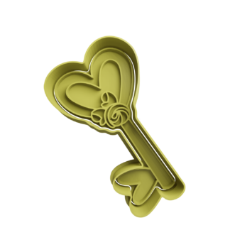 Llave Corazon Cortador de Galletas