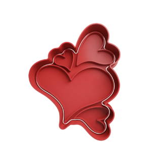 Corazones Cortador de Galletas
