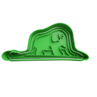 Elefante Sombrero Cortador de Galletas