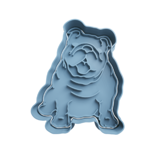 Perro Bulldog Cortador de Galletas