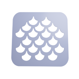 Stencil Escamas STL + Vector