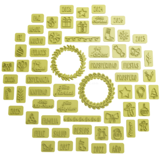 Set de Sellos de Navidad / Año Nuevo