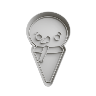 Muñeco de Nieve Cortador de Galletas