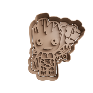 Baby Groot Cortador de Galletas