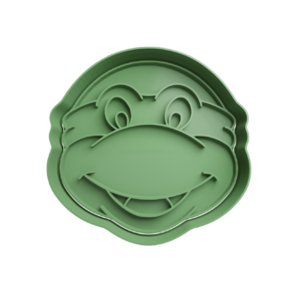 Cabeza Tortugas Ninjas Cortador de Galletas
