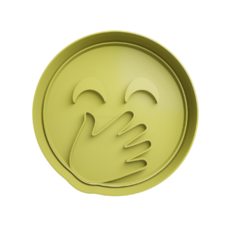 來Emoticono Tapandose la boca Cortador de Galletas