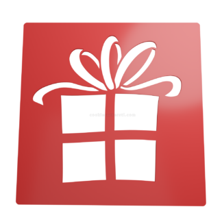 Stencil Caja de Regalo STL + Vector