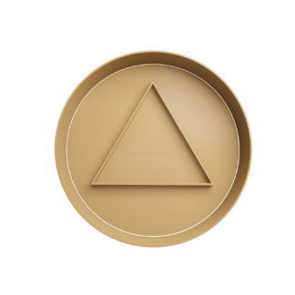 Dalgona Caramelo Triangulo Cortador de Galletas