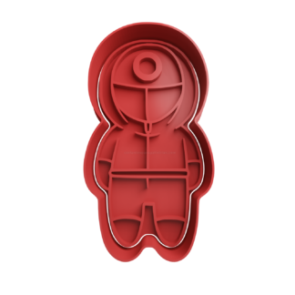 El Juego del Calamar Soldado Circulo Cortador de Galletas