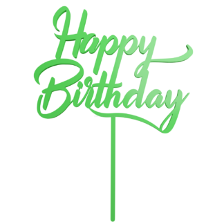 Happy Birthday Topper Cake