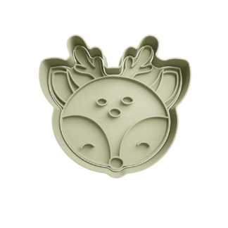 Ciervo Cabeza Cortador de Galletas