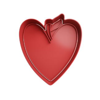 Manzana Corazon Cortador de Galletas