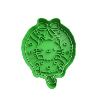 Gato Guirnalda Cortador de Galletas